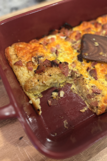Leftover Ham & Hashbrown Casserole
