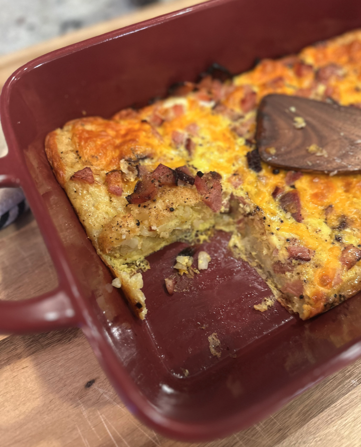 Leftover Ham & Hashbrown Casserole