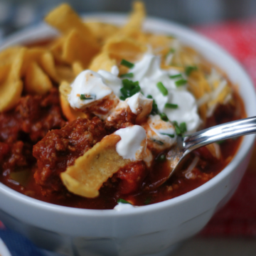 Texas Terlingua Chili with Shiner Bock beer