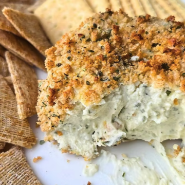 Crispy Baked Boursin with Honey