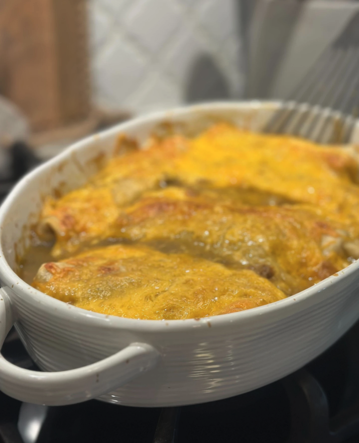 Green Chile Smothered Burritos