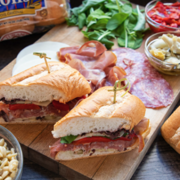 The ultimate french bread Italian sandwich