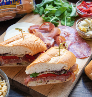 The ultimate french bread Italian sandwich