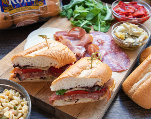 The ultimate french bread Italian sandwich